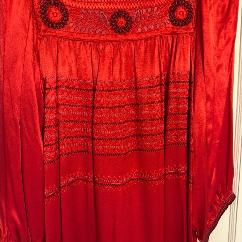 Mi Golondrina Satin Dress - Picture 5 of 7